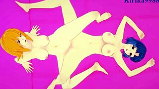 Kusuha Mizuha And Cagalli Yula Athha Chitose And Kisaragi And Nine Intense Lesbian Play - Super Robot Wars Alpha & V & Mobile Suit Gundam Seed Hentai