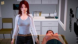 In this cartoon game, the redhead joins her new family adventure