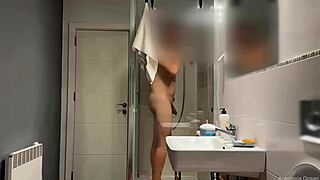 I felt shocked catching my husband jerking to stepmom in the bathroom, so I joined.