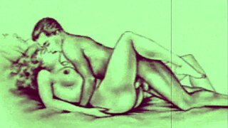 Man, these vintage erotic drawings are something else, right?