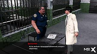 Fashion business hides anal plug in 3D hentai