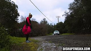 Black footballer Tony Genius drills male cheerleader hard