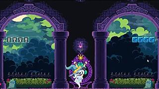 Flip witch pixel hentai game ep 13 huge boobs blowjob