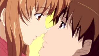 Caught busty step sister changing clothes in hentai