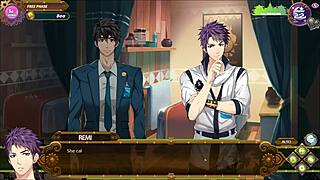 Gay hentai game with a sexy masseur and spanking