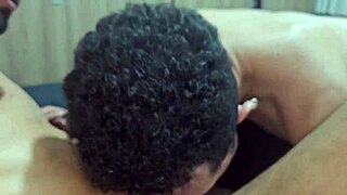 Twink Nerd And Hung Guy Fuck New Neighbor Outdoors