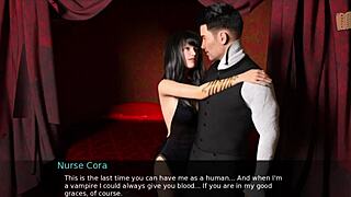 Dusklight Manor 100 brings hot 3D cartoon brunette riding in erotic hentai game.