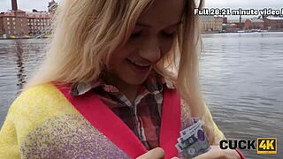 Cuck4k story of blonde deepthroat on sofa