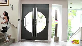 hey, wanna see goth lesbian girls having sensual fun on bed?