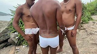 Wild Orgy on the Beach with Friends Before New Year's Eve?