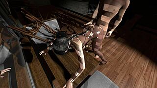 fucking eve doggy style after a deep throat session in parody