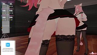 KanakoVT Catgirl Teased by Chat Until She Squirts Hard