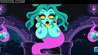 Flip witch pixel hentai game ep 13 huge boobs blowjob