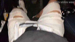 A Stranger Approached In The Car And Offered To Give Me A Blowjob In Exchange For Money And I Agreed And Swallowed It All - Blowjob In The Car