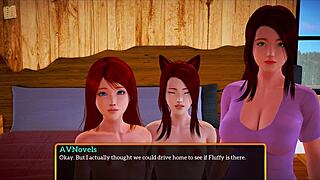 my new family game with blonde small tits