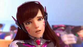 Overwatch characters in hentai style