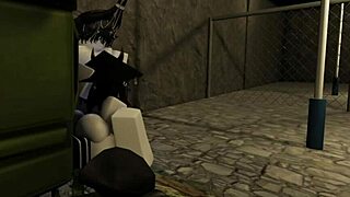 Kyller sucks in the alley.