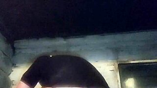 Rough vodka bottle fuck in policeman's anal hole