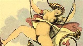 Look at this vintage erotic illustration, pure classic style