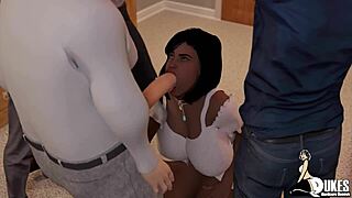 Milf Takes Big Black Cock In Every Hole!