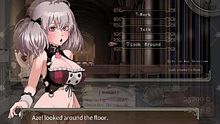 branded azel horny adventurer prostitutes for big cocks in lewdcrest lady of the night hentai gameplay