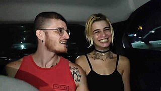 Couple Fucks Bareback With Big Monster Cocks Inside Uber Ride