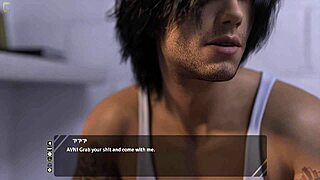 chained teen gets her tits fucked by big cock in 3d hentai game