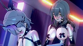 Little gamer practice turns into blowjob session?