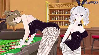 Kusuha Mizuha And Cagalli Yula Athha Chitose And Kisaragi And Nine Intense Lesbian Play - Super Robot Wars Alpha & V & Mobile Suit Gundam Seed Hentai