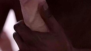 Black man sucks big white dick eagerly