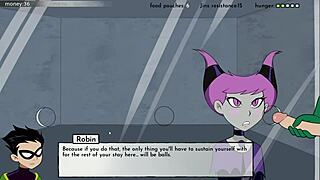 blackfire gets wild in 18titans part 14 😈