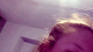 solo masturbation session in homemade style