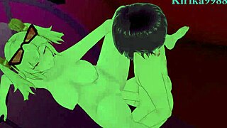 qingyi and burnice white get wild in 3d hentai action! 😈