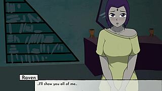 eighteen titans part ten in animated hentai game series with teen characters