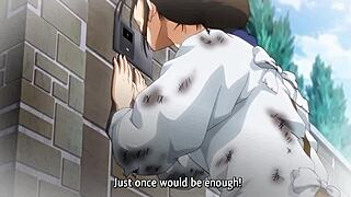 Cartoon hentai group bent over for wild action?