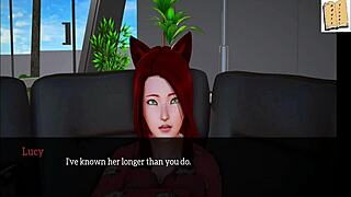 my new family episode 130 with cartoon anime redhead teen in 3d 😊