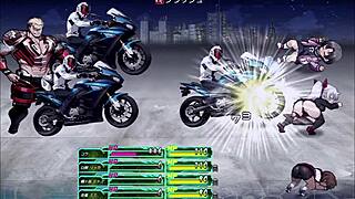 Hentai schoolgirl police game with intense cosplay action