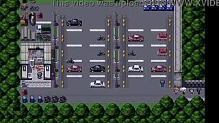 Hentai schoolgirl police game with intense cosplay action