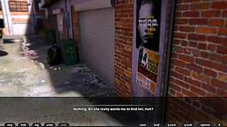 Is the daughter really for dessert in this hentai game chapter 12?