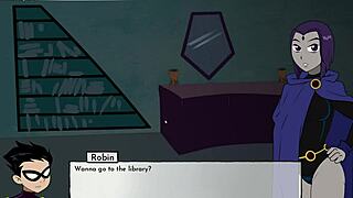 blackfire gets wild in 18titans part 14 😈