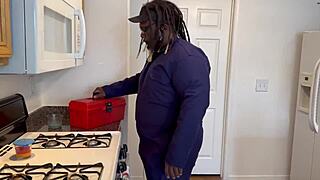 helping the maintenance man cool off