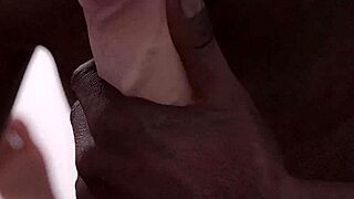 Black man sucks big white dick eagerly