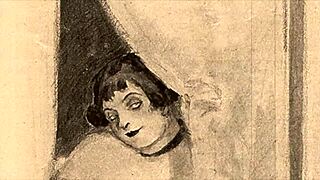 Vintage Erotic Drawings with a Seductive Retro Anime Flair