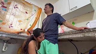 unfaithful old guy caught bangin’ neighbor, oops, while wife watches n’ he jerks off