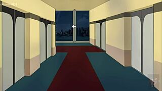 kitten is an unfaithful character, breaking starfire's rear with anal