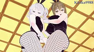 Kusuha Mizuha And Cagalli Yula Athha Chitose And Kisaragi And Nine Intense Lesbian Play - Super Robot Wars Alpha & V & Mobile Suit Gundam Seed Hentai