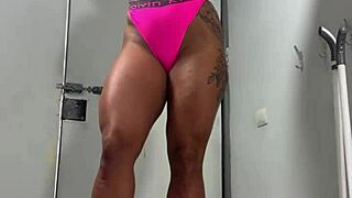 Found a treasure hunter banging latina ass in garage doggystyle