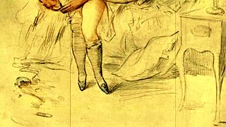 Vintage Erotic Drawings Collection