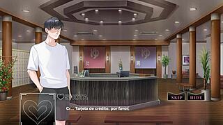 Hentai game ntraholic fucks his wife in front of him!