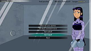 blackfire gets wild in 18titans part 14 😈